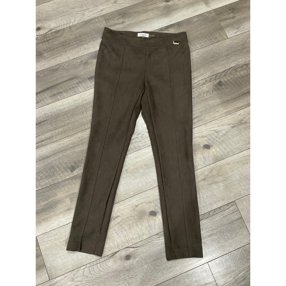 Calvin Klein petite small pull‎ on suede style skinny pants
